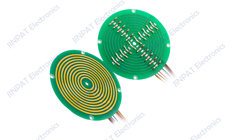 Collecteur électrique tournant plat concentrique LPKS028-0805