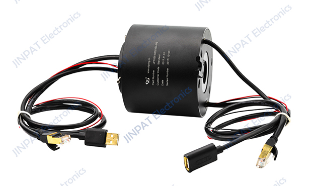 Collecteur électrique tournant pour signal LPT025-0202-E3-U2