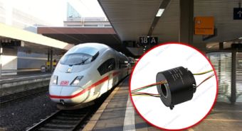 La bague collectrice Jin Pat favorise le fonctionnement efficace du train à grande vitesse