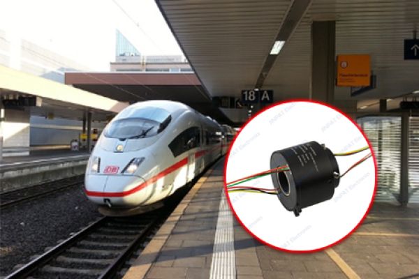 La bague collectrice Jin Pat favorise le fonctionnement efficace du train à grande vitesse
