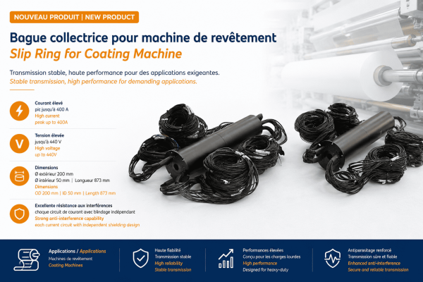 JINPAT présente un nouveau collecteur tournant développé pour les systèmes d’enduction